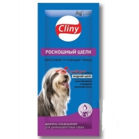 Cliny Шампунь-кондиционер для длинош. собак, 15 мл
