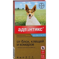 Капли АДВАНТИКС для собак 4-10 кг, 1 пипетка