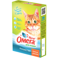 Омега Нео для кошек "Крепкое здоровье", 90 табл