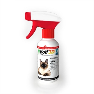 ROLF CLUB 3 D Спрей от блох и клещей для кошек 