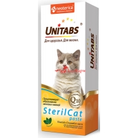 Юнитабс ПАСТА SterilCat с Q10 для кошек, 120 мл