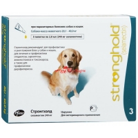 Стронгхолд 240 мг капли для собак от 20- 40 кг, 1 пипетка