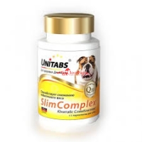 Юнитабс Slim Complex c Q10 для собак, 100 табл